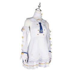 Seia Blue Archive Jubiläums-Kleid Cosplay Kostuem Damen Weiß Gold