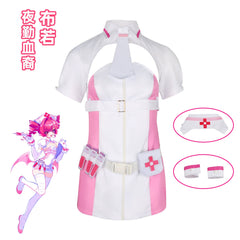 Bu Luo Night Shift Nurse Uniform Cosplay Kostuem Damen