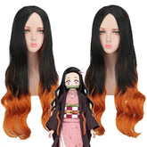 Nezuko Cosplay Peruecke Damen