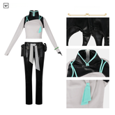 Sage Wei Ling Ying Valorant Weisser Kampfanzug Cosplay Kostuem Damen