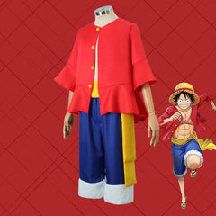 One Piece Luffy Cosplay Costume Set
