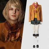 Resident Evil 4 Remake Ashley Graham Cosplay Costume Full Set