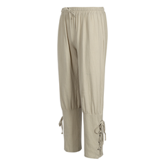 Retro-Bindehose – 4-farbige Wickelbeine für Pirat, HERREN