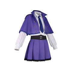 Miku Purple Cape Vocaloid Lila Umhang-Outfit Cosplay Kostuem Damen