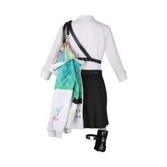 Linna Wuthering Waves Schuluniform Cosplay Kostuem Damen Weiß