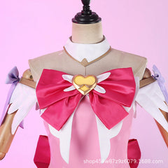 Juno Magical Girl Overwatch Magical-Girl-Kleid Cosplay Kostuem Damen Rosa