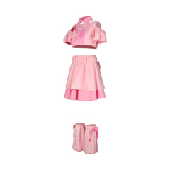 Anniversary Outfit Umamusume Pinkes Buehnenkleid Cosplay Kostuem Damen