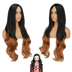 Nezuko Cosplay Peruecke Damen