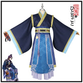 Jinshi The Apothecary Diaries Bankett-Gewand Cosplay Kostuem Damen Dunkelblau