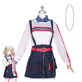 Azusawa Kohane Project Sekai Anniversary-Outfit Cosplay Kostuem Damen Blau Gelb