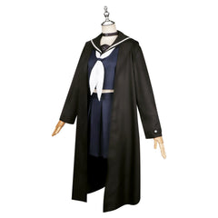 Plana Blue Archive Schul-Set Cosplay Kostuem Damen Schwarz Weiß