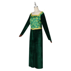 Fiona Princess Shrek Gruenes Prinzessinnenkleid Cosplay Kostuem Damen