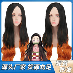Nezuko Cosplay Peruecke Damen