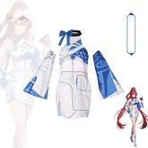 Yinlin Wuthering Waves Weißes Kleid Cosplay Kostuem Damen Weiß