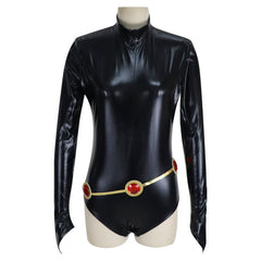 Raven DC Dunkles Kostuem-Set Cosplay Kostuem Damen