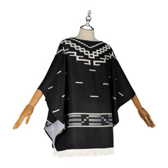 Clint Western Poncho-Umhang-Set Cosplay Kostuem Damen