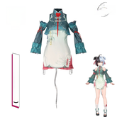 Qianli Yingti Anthem Neu-chinesische Qipao Cosplay Kostuem Damen