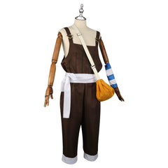 Usopp One Piece Abenteuer-Set Cosplay Kostuem Damen Khaki Gelb