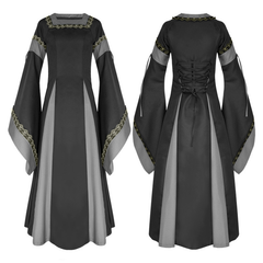 Irisches Renaissance-Kleid – Mittelalterkleid mit Taillengürtel, DAMEN