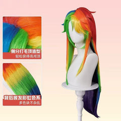 Rainbowdash Cosplay Peruecke Damen