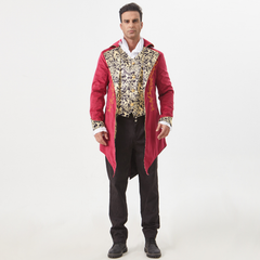 Bedruckter Langfrack – Dinner-Jackett im Vintage-Stil, HERREN