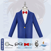 Kaito Wig Set Detective Conan Mantel mit Perücke Cosplay Kostuem Damen