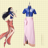 One Piece Nico Robin Cosplay Costume Skirt Set