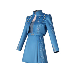 Chloe Dark Wonderland Descendants Dunkles Maerchen Kleid Cosplay Kostuem Damen