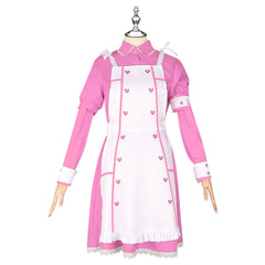 Maid Halloween & Mittelalter Dienstmaedchen-Set Cosplay Kostuem Damen