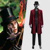 Charlie and the Chocolate Factory Willy Wonka Cosplay Costume Set