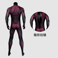 Daredevil Matt Cosplay Costume Jersey Printed Jumpsuit