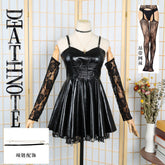 Death Note Misa Amane Cosplay Costume Dresses Free Cross Necklace