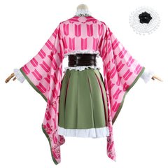 Demon Slayer Mitsuri Cosplay Costume Set for the 5th Anniversary