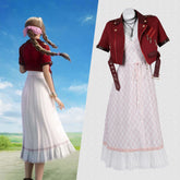 Final Fantasy 7 FF7 Aerith Gainsborough Cosplay Costume Set