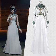 FF7 Final Fantasy VII Rebirth Golden Butterfly Amusement Park Stage Show Heroine Cosplay Costume Full Dresses