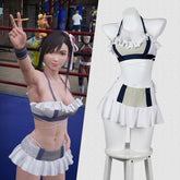 Game FF7 Final Fantasy VII: Rebirth Tifa Lockhart Cosplay Costume White Swimsuit