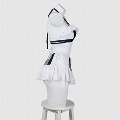 Game FF7 Final Fantasy VII: Rebirth Tifa Lockhart Cosplay Costume White Swimsuit