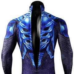 Film Blue Beetle Cosplay Costume Men 3D Printed Tights Bodysuit Jumpsuit