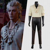 Game Baldur's Gate 3 Astarion Cosplay Costume Camp Attire Shirt Set