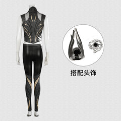 Game Baldur's Gate 3 Shadowheart Cosplay Costume Full Camp Costume