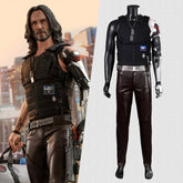 Game Cyberpunk 2077 Johnny Silverhand Cosplay Costume Complete Set