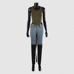 Game Cyberpunk 2077 Panam Palmer Cosplay Costume Complete Set
