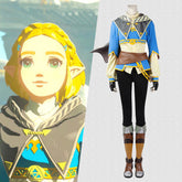 Game The Legend of Zelda - Tears of the Kingdom: Princess Zelda Cosplay Outfit Play with the Same Costume