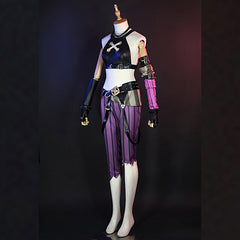 LOL League of Legends Battle of the Twin Cities Jinx Cosplay Costume Game Outfit Full Set