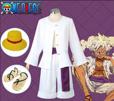 One Piece Chapter Wano Country Sun God Nika Luffy Cosplay Costume Set