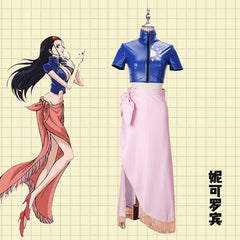 One Piece Nico Robin Cosplay Costume Skirt Set