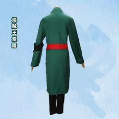 One Piece Chapter Wisteria Country - Roronoa Zoro Cosplay Anime Outfit Set