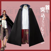 One Piece Shanks Cosplay Clothing Shirt Jacket Costume Complete Set