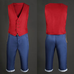 Live-action film One Piece Luffy costume hat full cosplay costume set