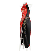 Resident Evil 4 Remake Ada Wong Cosplay Costume Complete Set Chinese Cheongsam